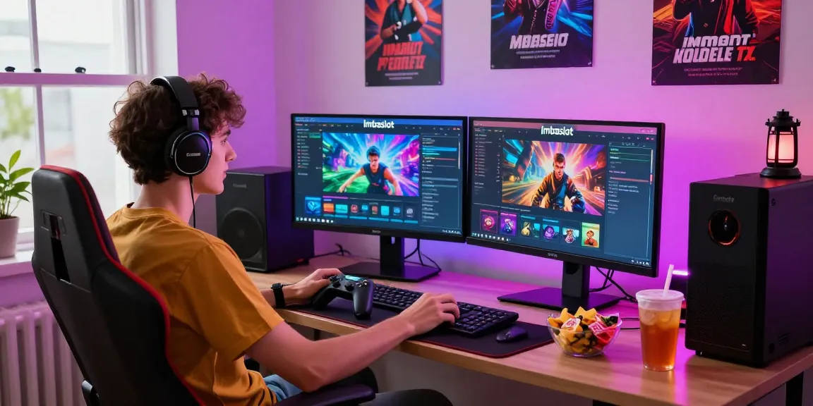 Pengalaman gaming Imbaslot LOGIN yang mengasyikan dengan pemain antusias dan setup yang nyaman di rumah.