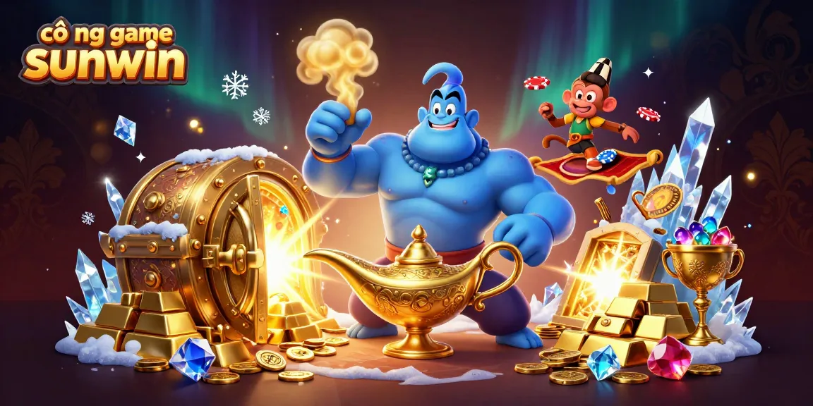 Experience the magic of cổng game sunwin with vibrant characters and dynamic casino elements.