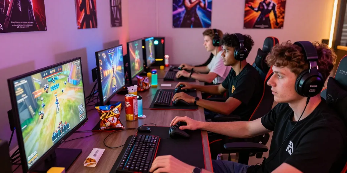 Exciting gaming session showcasing rokok88 players engaged in intense gameplay with vibrant visuals and dynamic atmosphere.