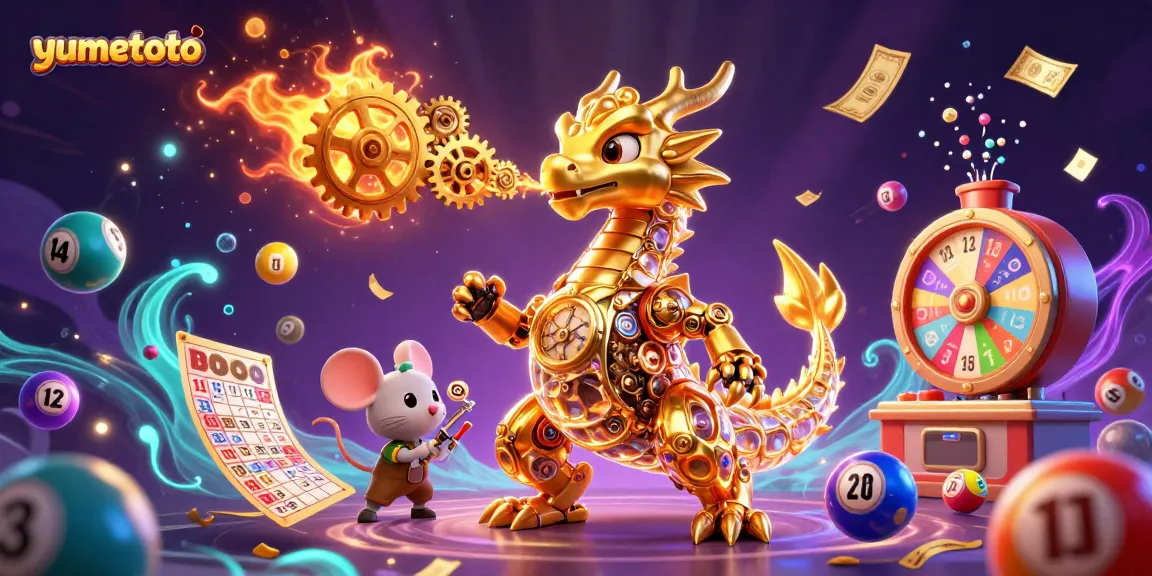 Experience excitement with Yumetoto's colorful lottery balls, vibrant prize wheels, and dynamic gameplay.