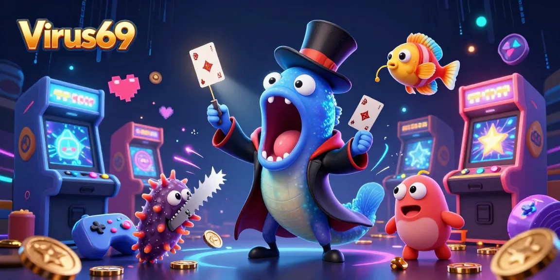 Engage in exciting online gaming with Virus69 featuring magical underwater creatures in a vibrant casino.
